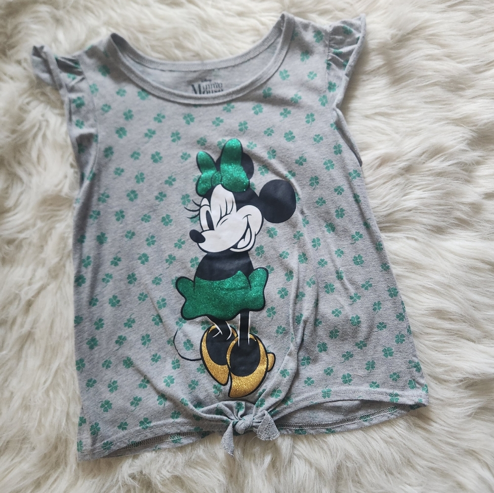Girl's St. Patrick Minnie Top (size Large)